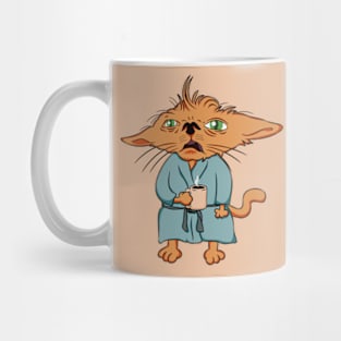 Cat in the Morning Mug